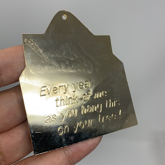 LilliKins vintage metal & paper card Christmas - Picture 12 of 13